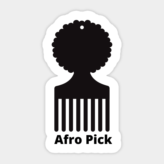 Afro Pick Sticker by 4thesoul